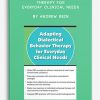 Adapting Dialectical Behavior Therapy for Everyday Clinical Needs by Andrew Bein