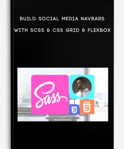 Build Social Media Navbars with SCSS & CSS Grid & FlexBox
