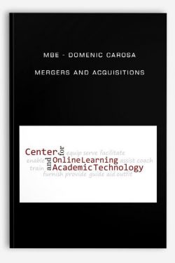 MBE – Domenic Carosa – Mergers and Acquisitions