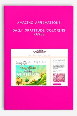 Amazing Affirmations – Daily Gratitude Coloring Pages