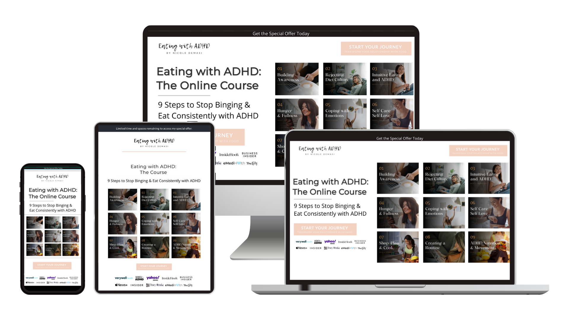 Eating with ADHD Online Course By Nicole Demasi 