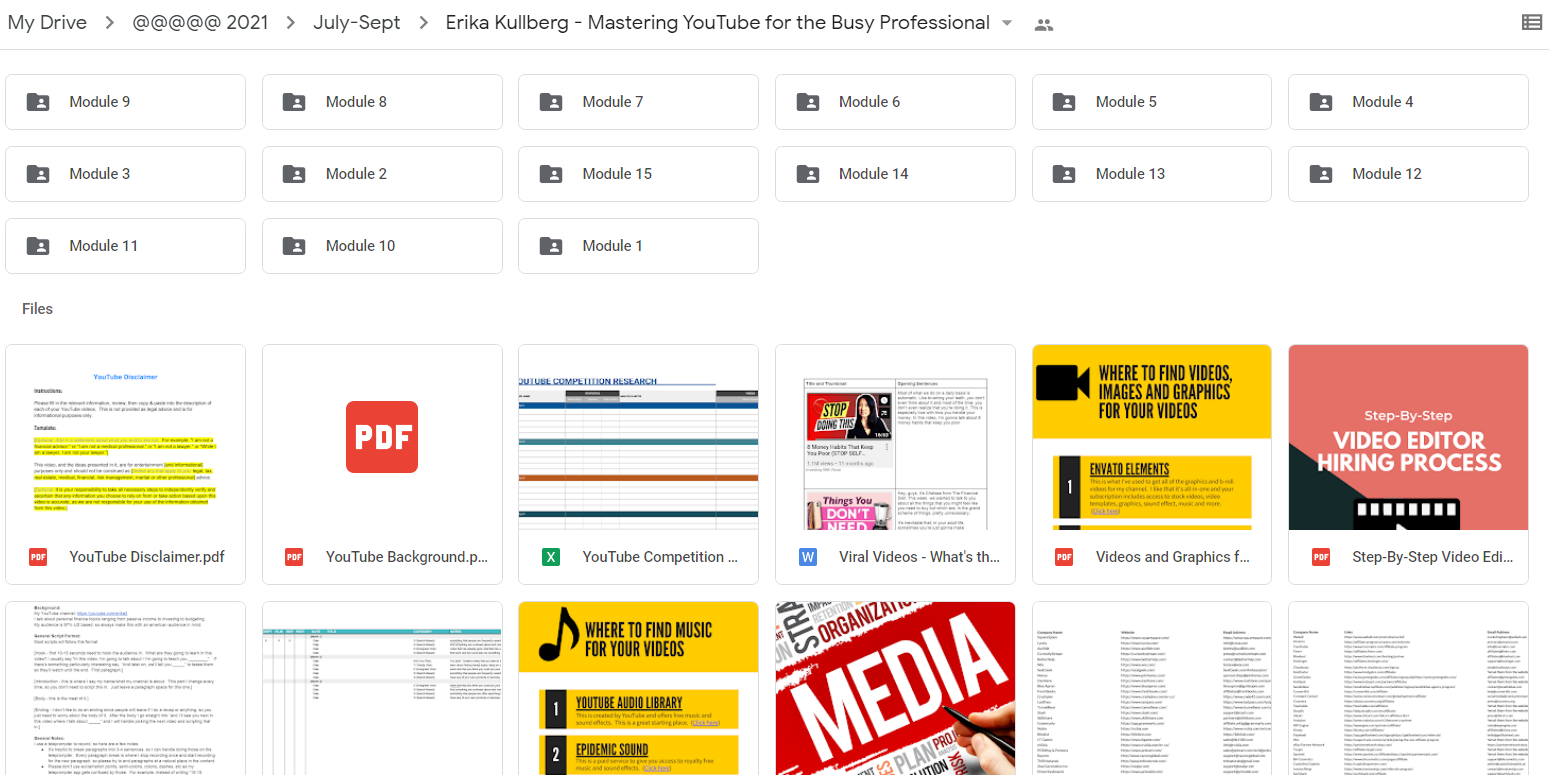Erika Kullberg - Mastering YouTube for the Busy Professional