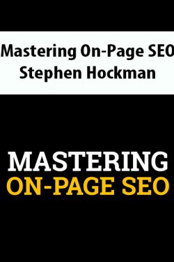 Mastering On-Page SEO By Stephen Hockman