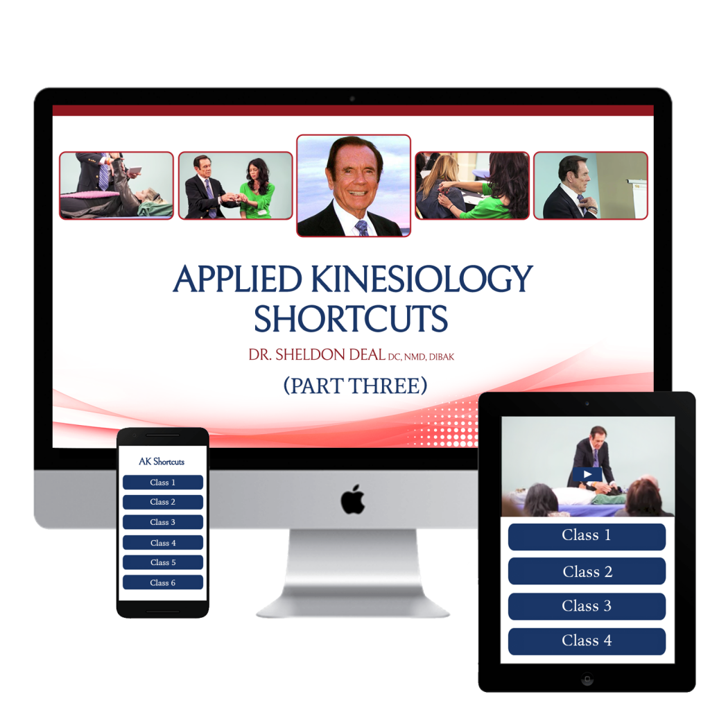 Applied Kinesiology Shortcuts Part 3 By Dr. Sheldon Deal 