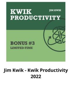 Jim Kwik – Kwik Productivity 2022