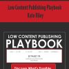 Low Content Publishing Playbook By Kate Riley