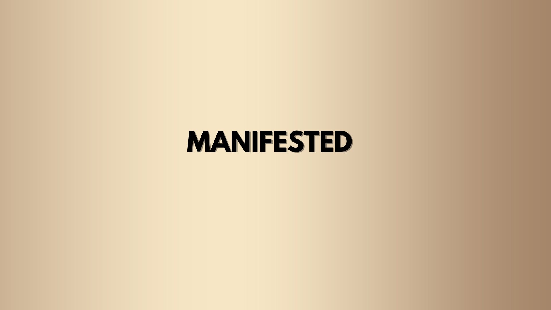 Manifested By MindfulTricks